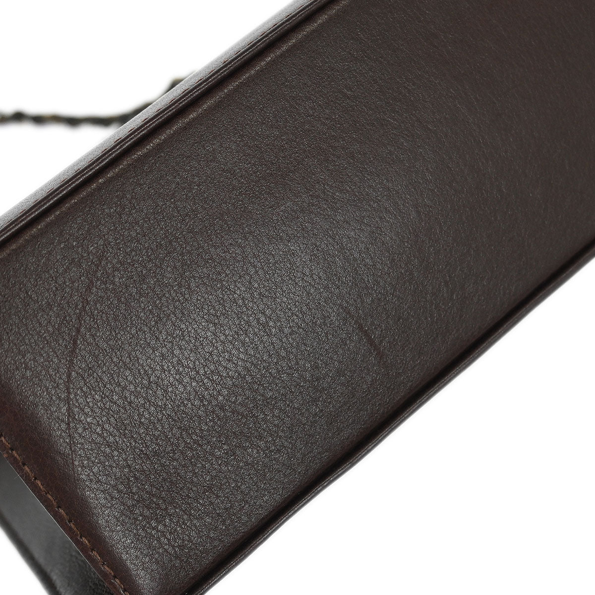 Chanel Brown Calfskin Shoulder Tote Bag - Image 6