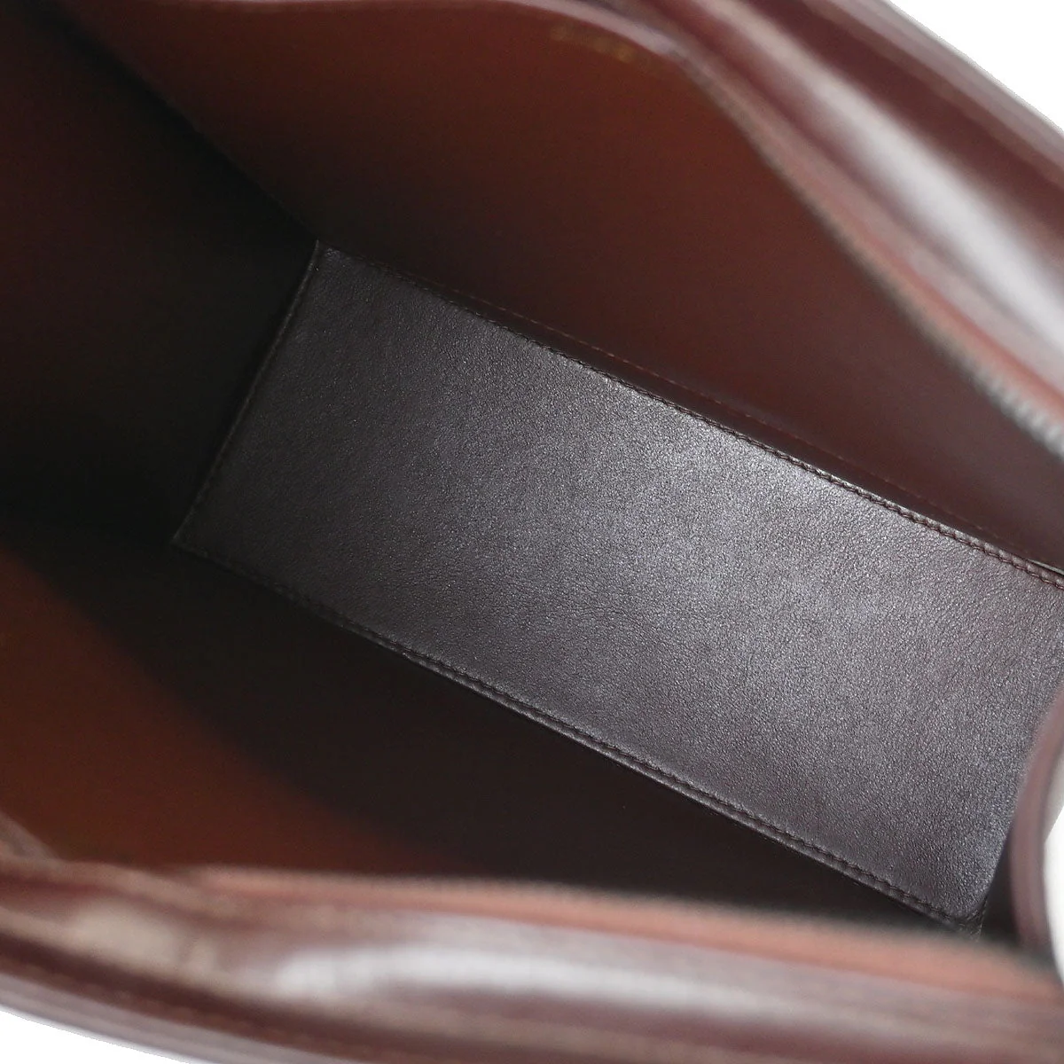 Chanel Brown Calfskin Shoulder Tote Bag - Image 8