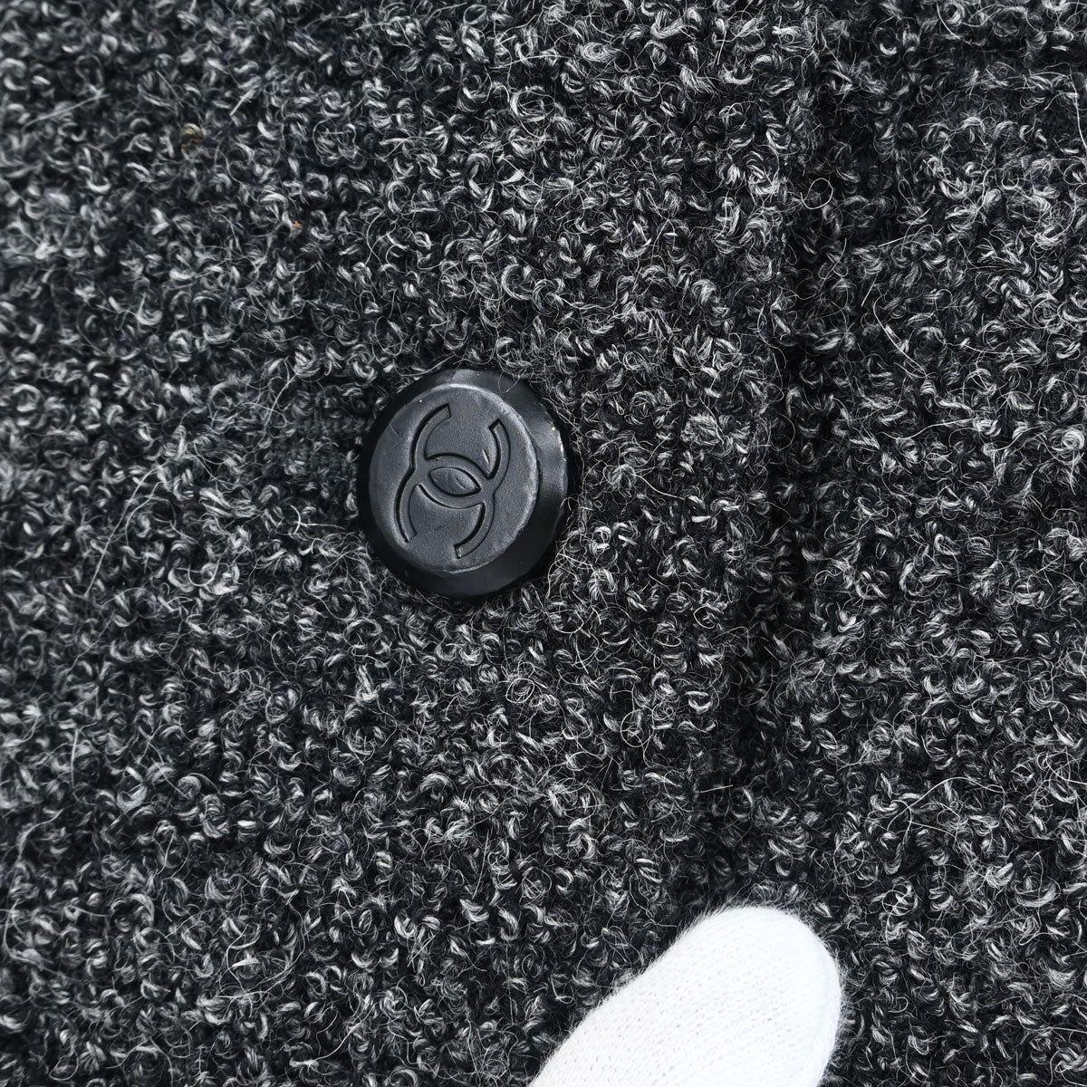 Chanel 1998 Jacket Dark Gray #40 - Image 4