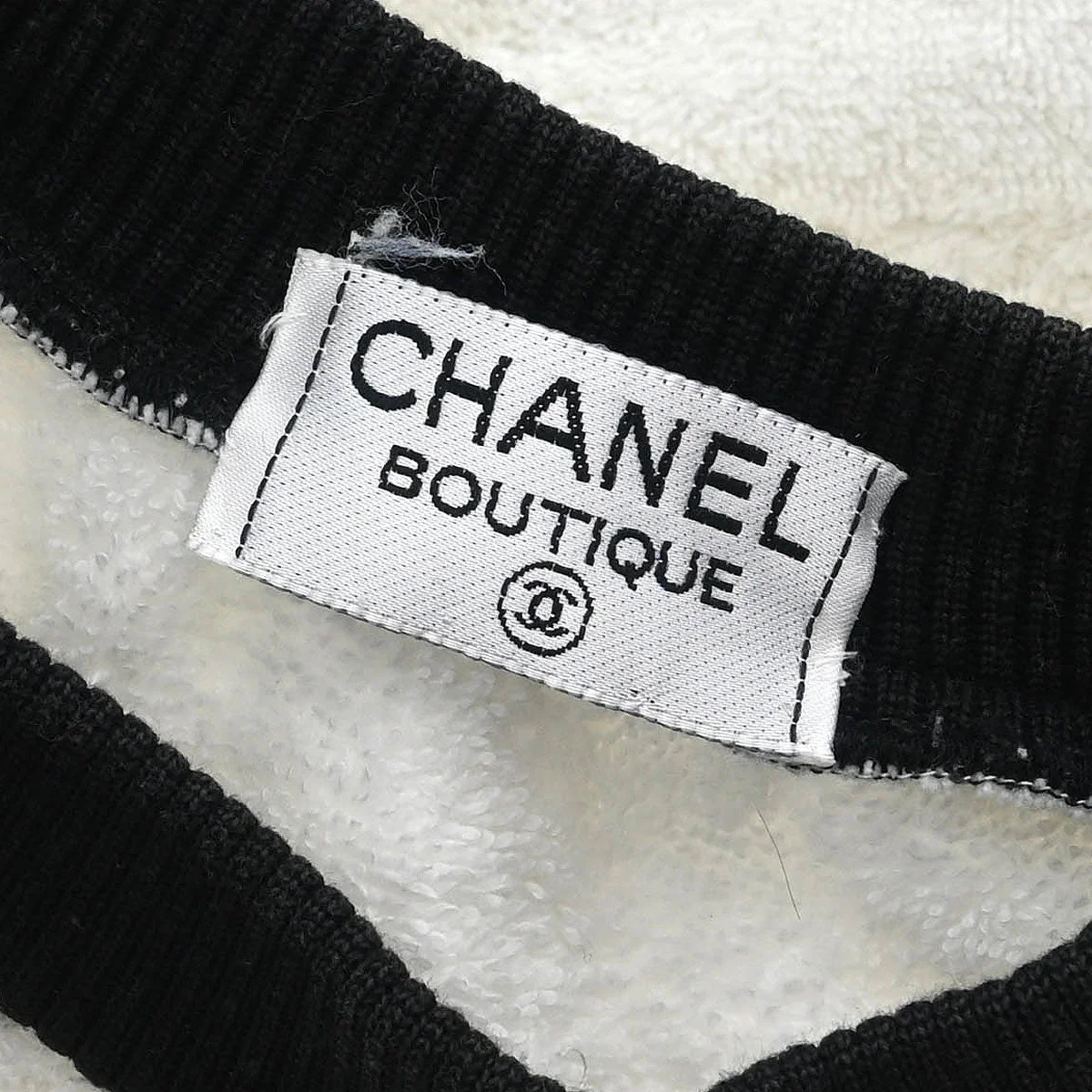 Chanel Sweater Top White - Image 9
