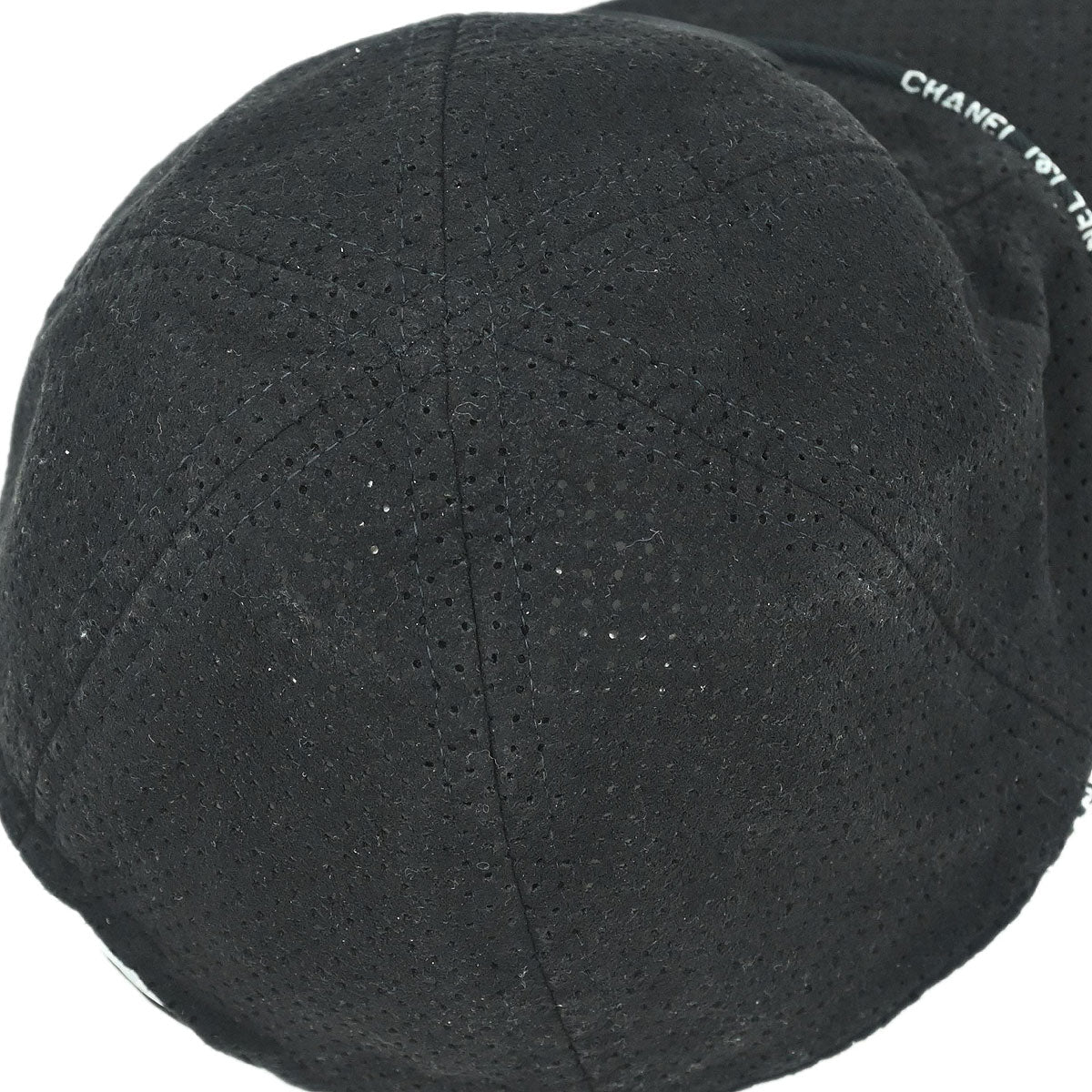 Chanel Cap Hat Black #M Small Good - Image 3