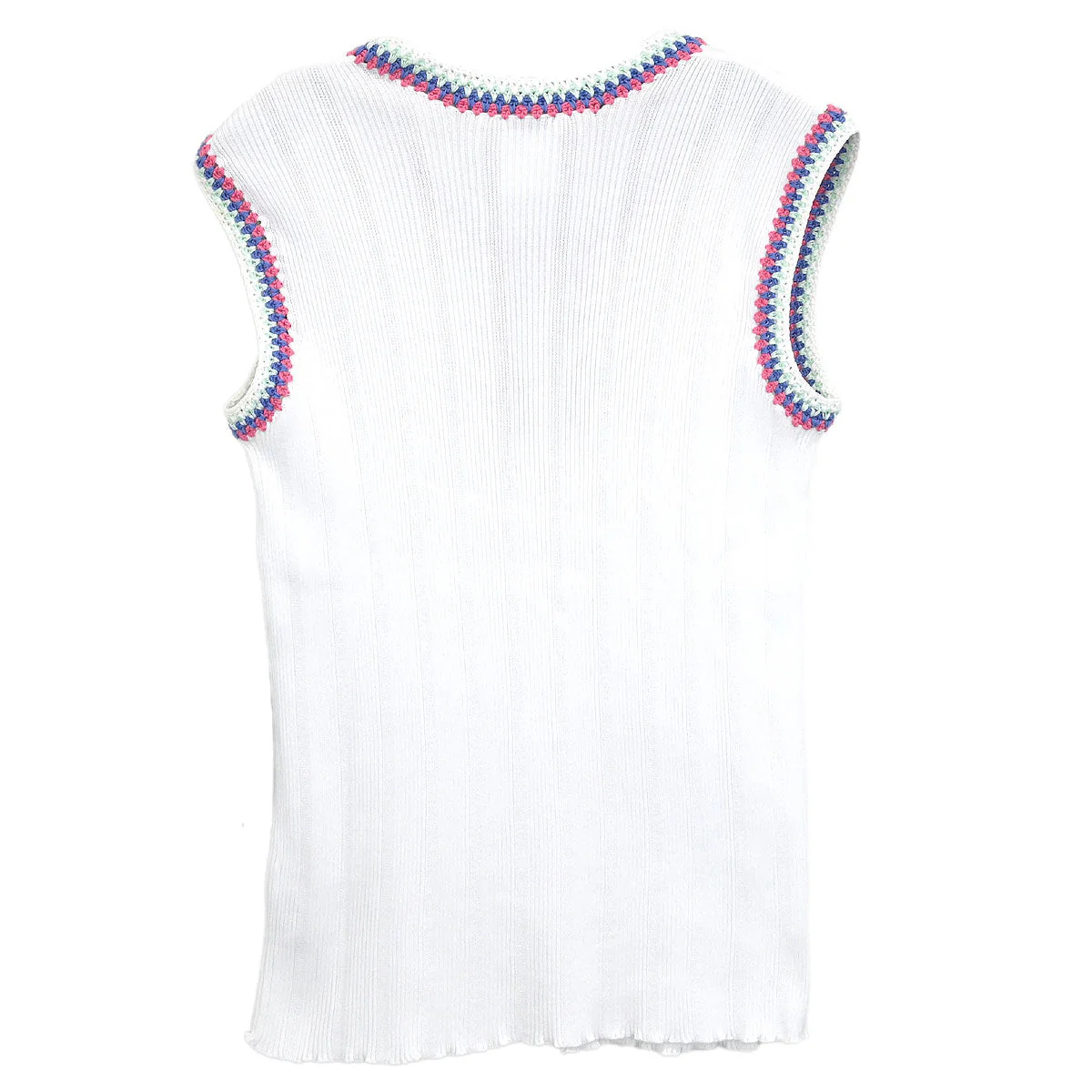 Chanel 2007 Sleeveless Top White #42 - Image 2