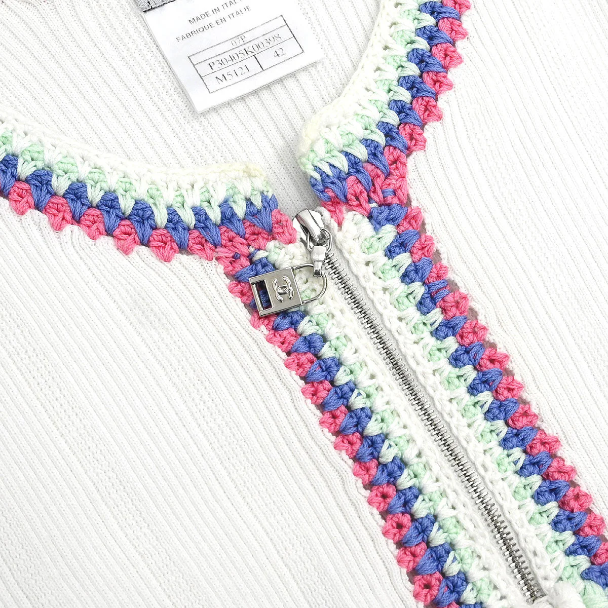 Chanel 2007 Sleeveless Top White #42 - Image 3