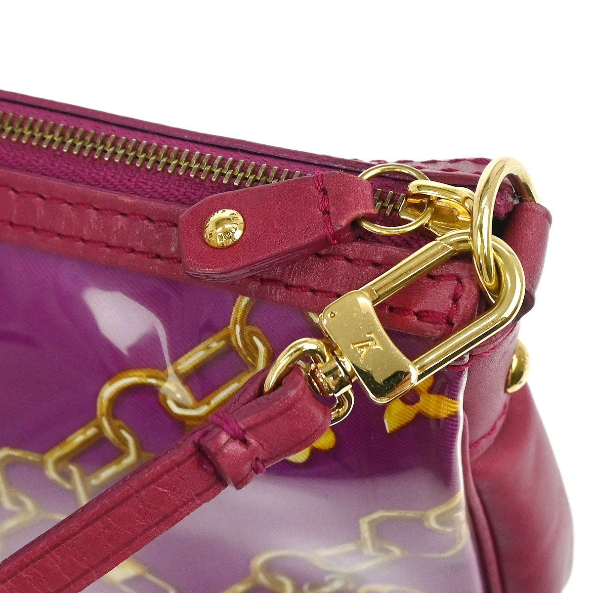 Louis Vuitton 2006 Monogram Charm Pochette Accessoires Handbag M95160 - Image 4