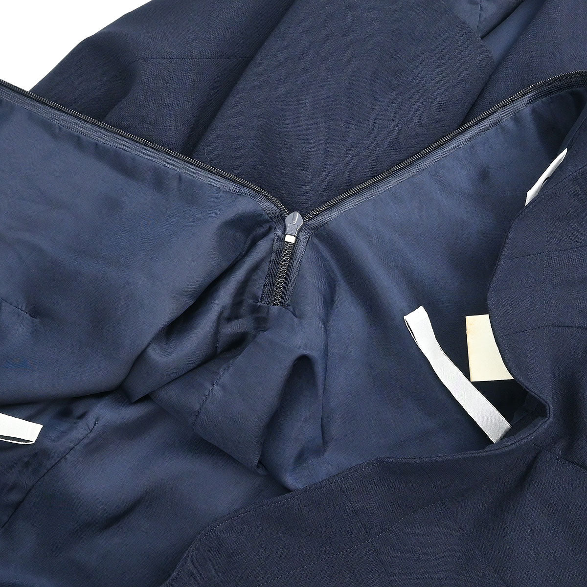 Christian Dior 2003 Setup Suit Jacket Skirt Navy #L - Image 9