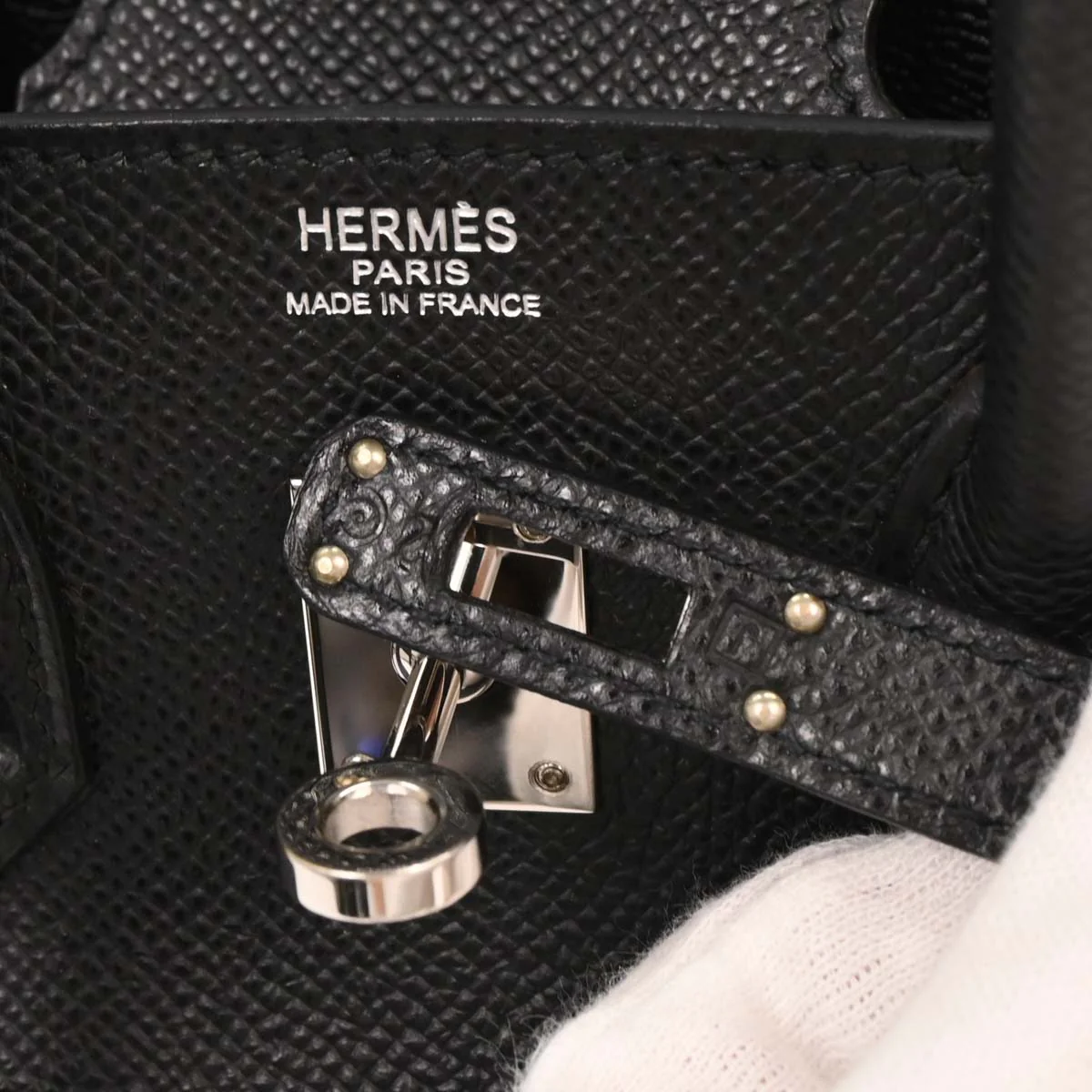Hermes Black Epsom Birkin 25 Handbag - Image 10
