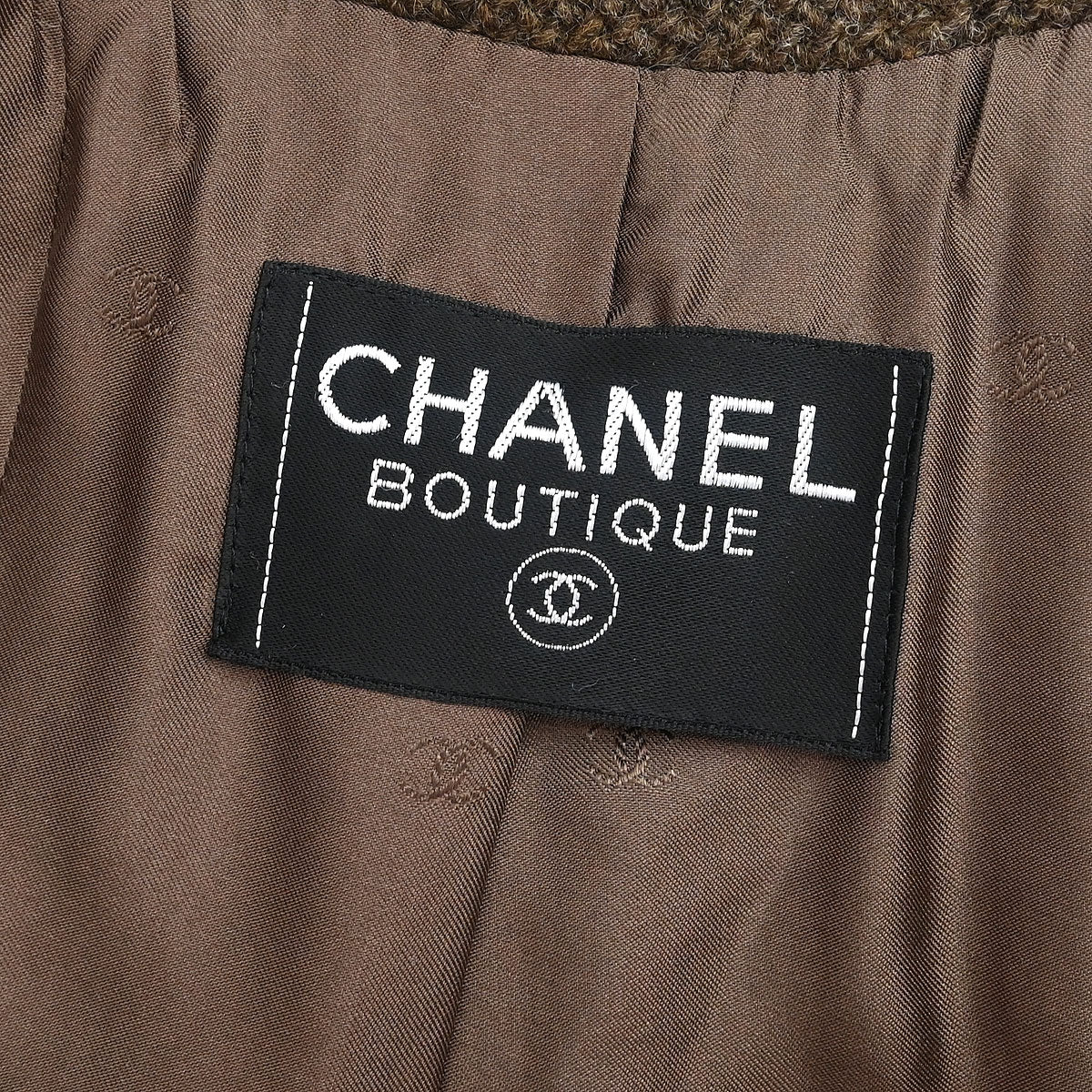Chanel Single Breasted Jacket Brown - Image 9
