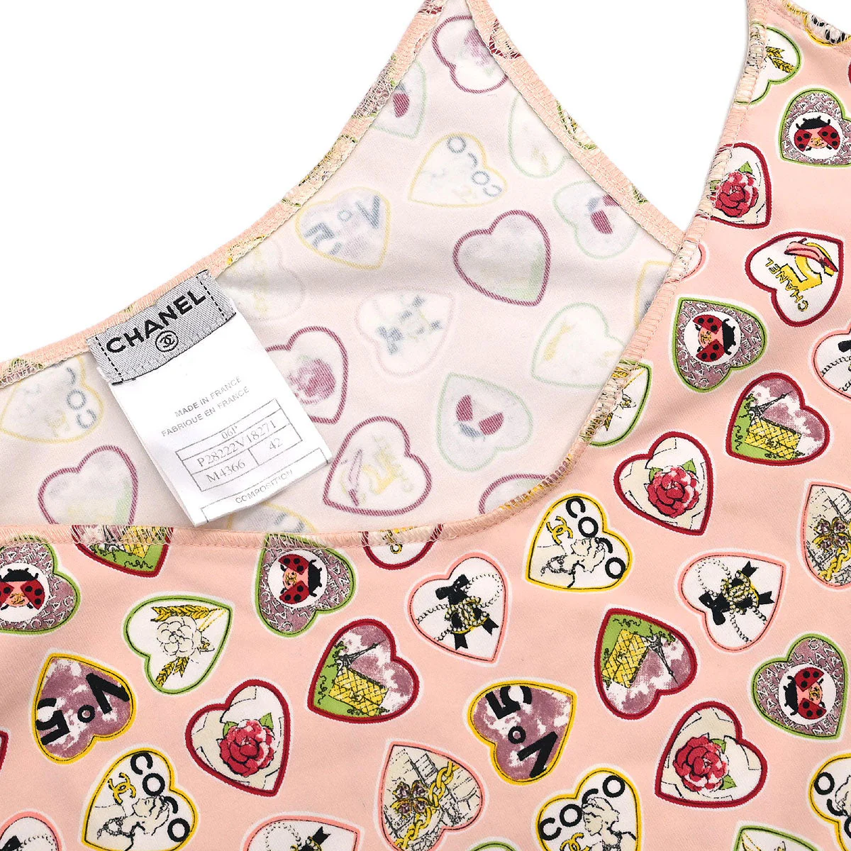 Chanel 2006 Valentine Camisole Pink #42 - Image 5