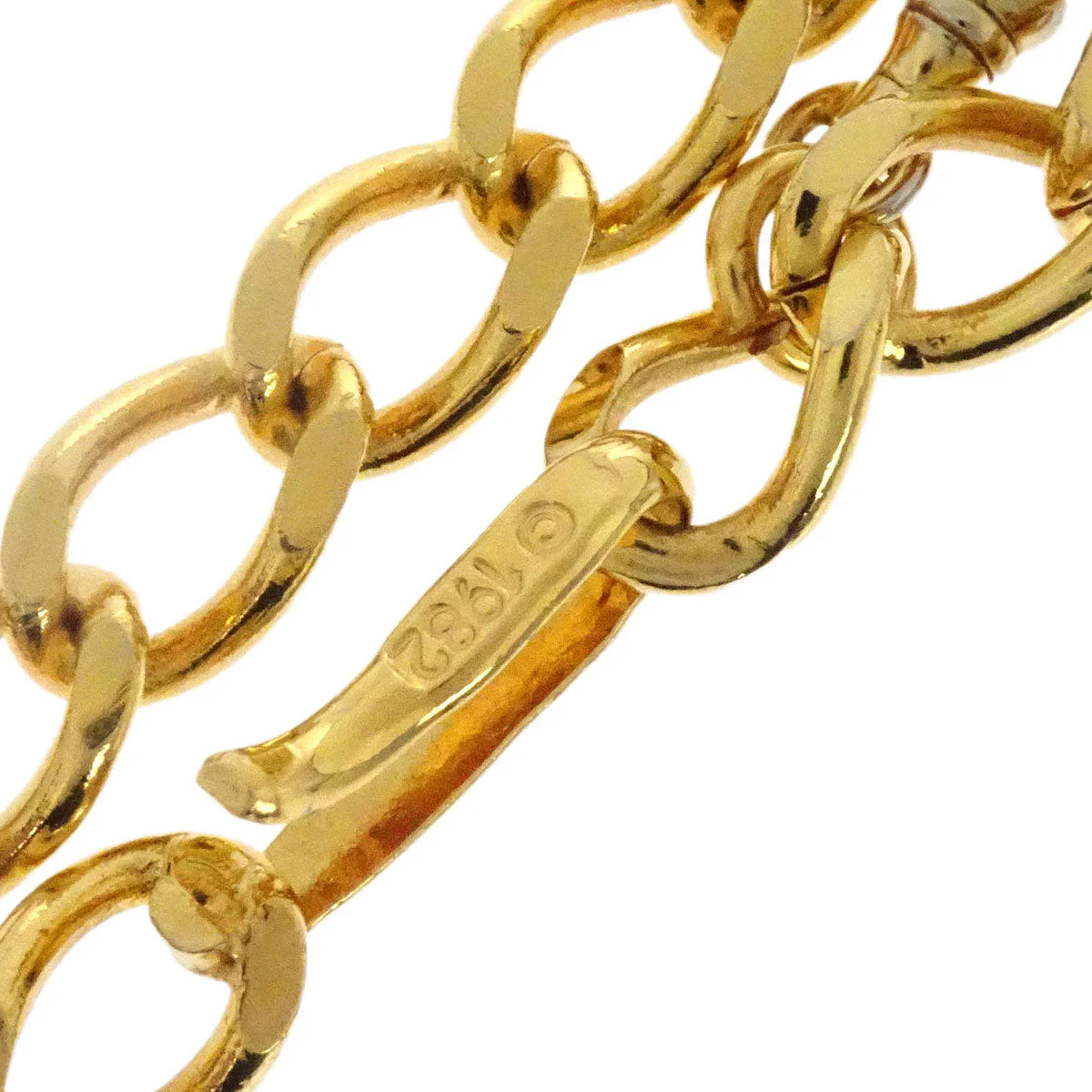 Chanel Medallion Chain Belt Gold 1982 Small Good - Image 3