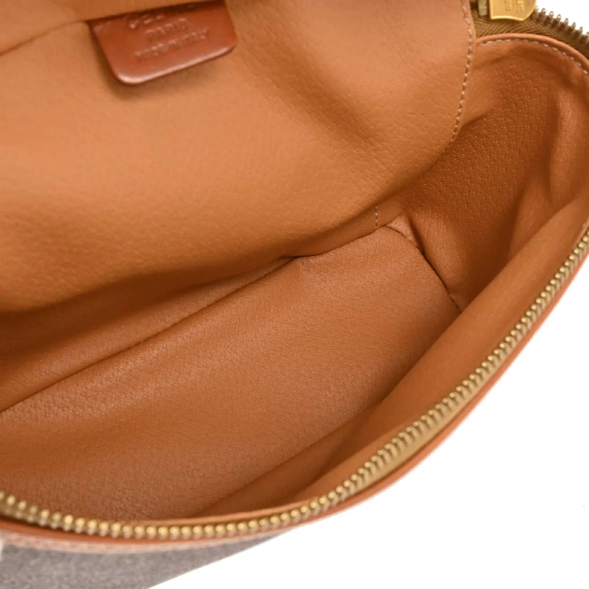 Celine Brown Macadam Vanity Handbag - Image 7