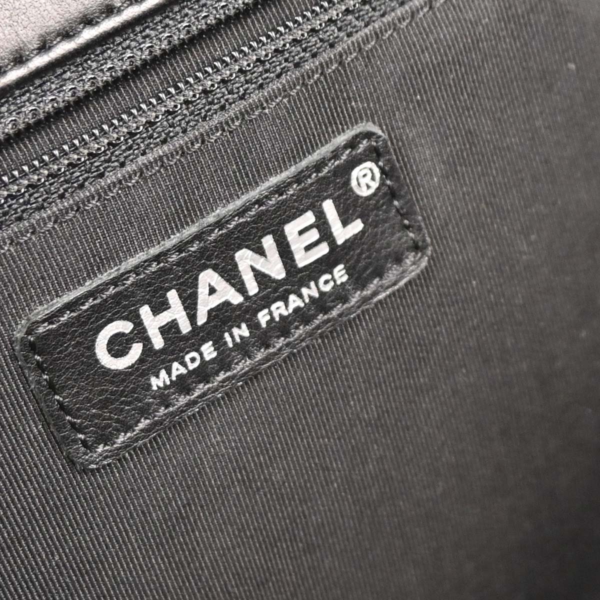 Chanel 2006-2008 Black Lambskin In The Mid 2way Shoulder Handbag - Image 8