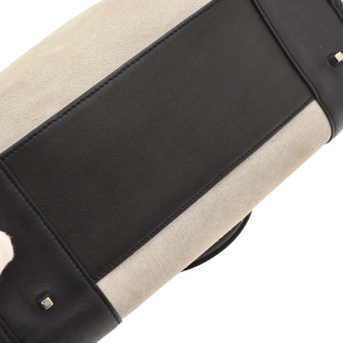 Loewe Light Gray Suede Amazona Handbag - Image 8