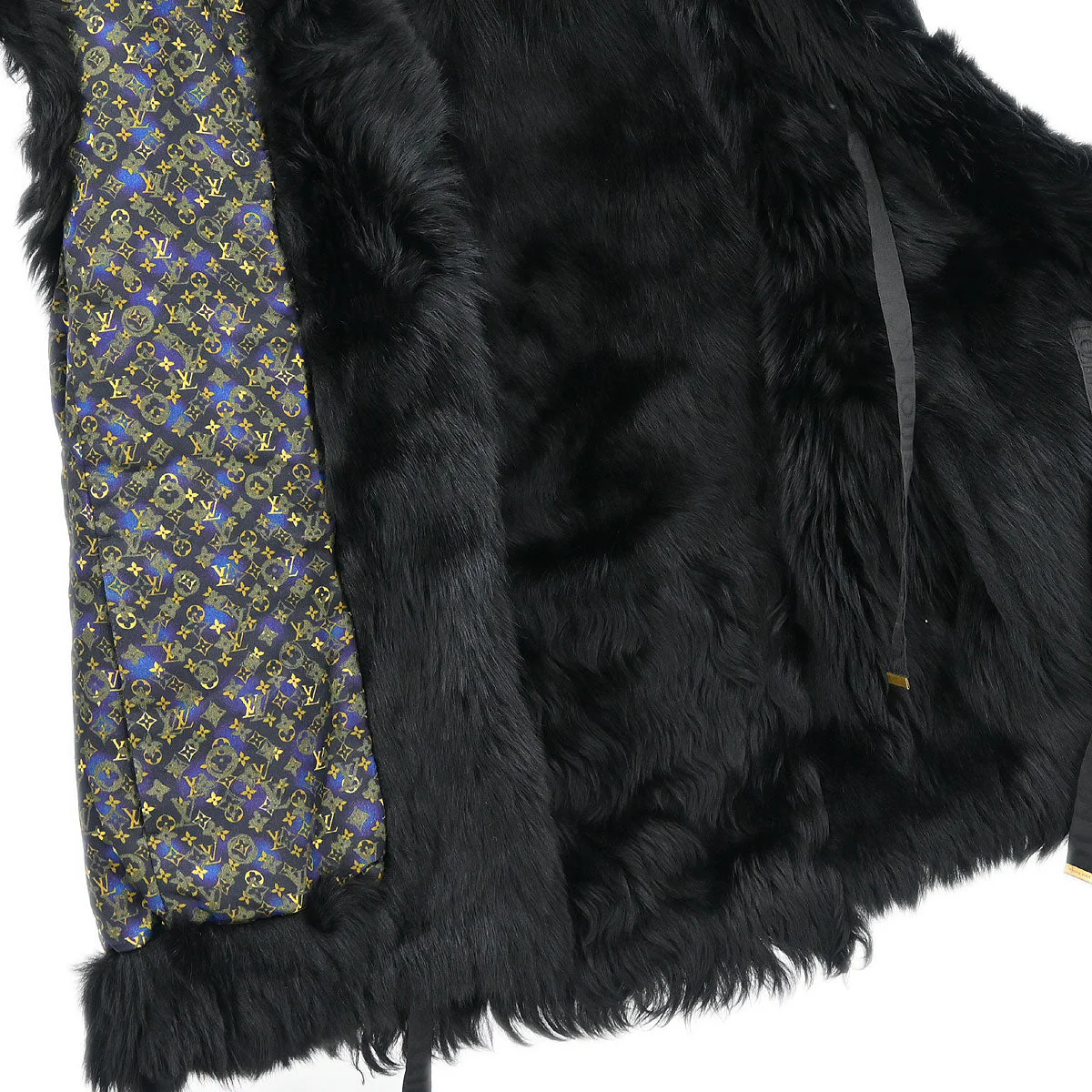 Louis Vuitton Reversible Fur Vest Black #34 - Image 7