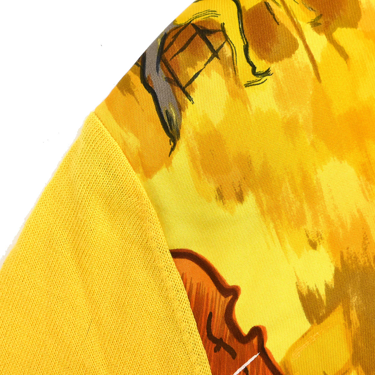 Hermes 1980s CONCERTO Twillaines Polo Shirt Top #40 - Image 6