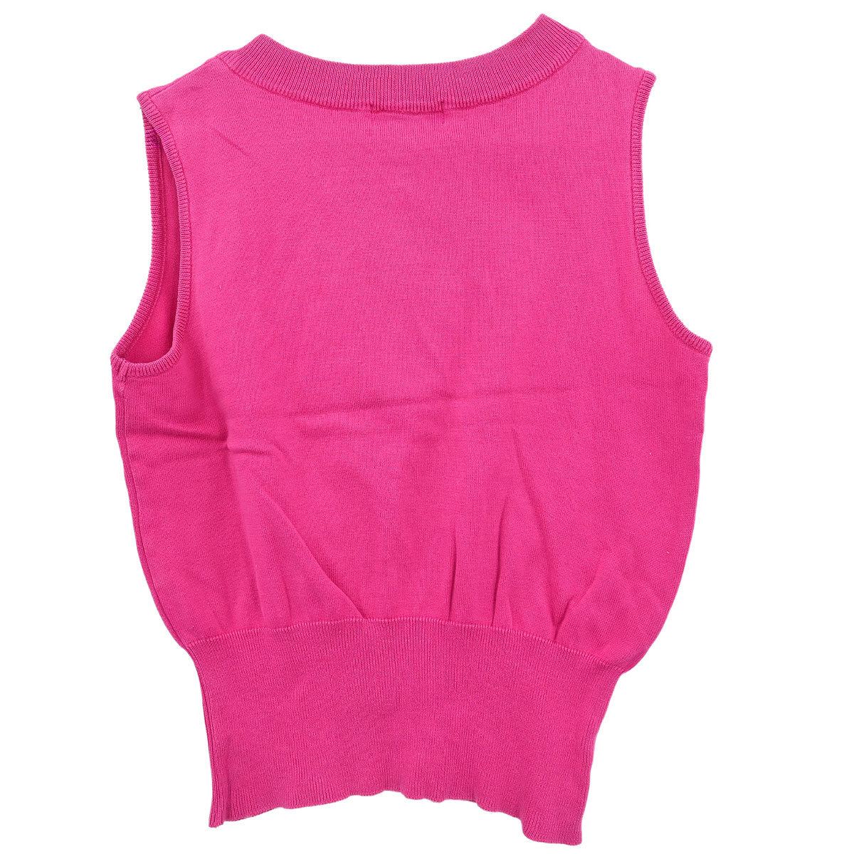Yves Saint Laurent Sleeveless Sweater Pink #M - Image 2