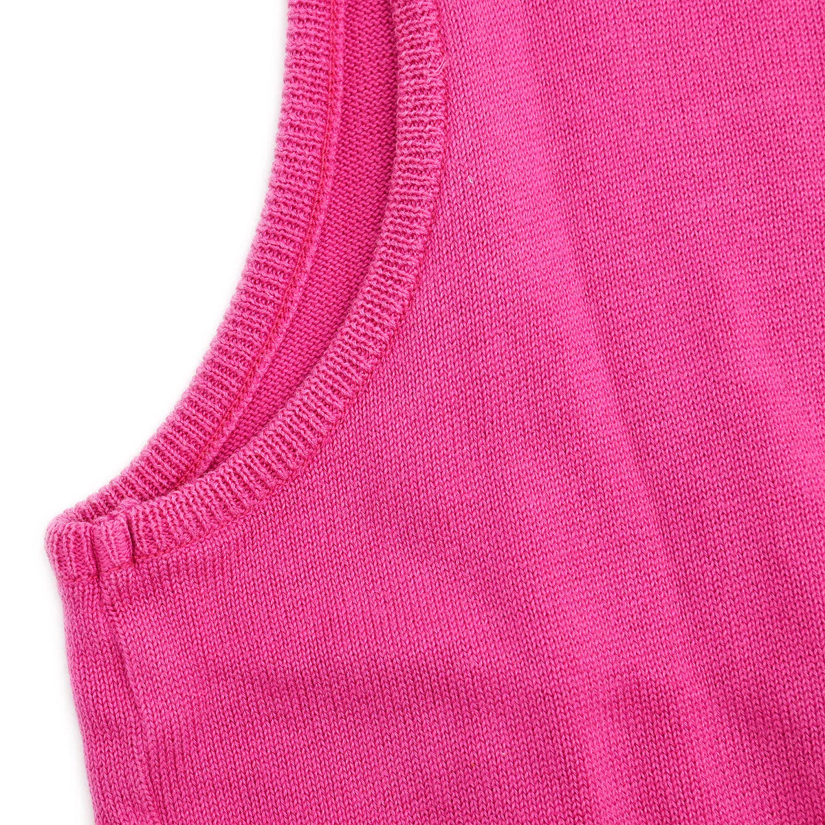 Yves Saint Laurent Sleeveless Sweater Pink #M - Image 6
