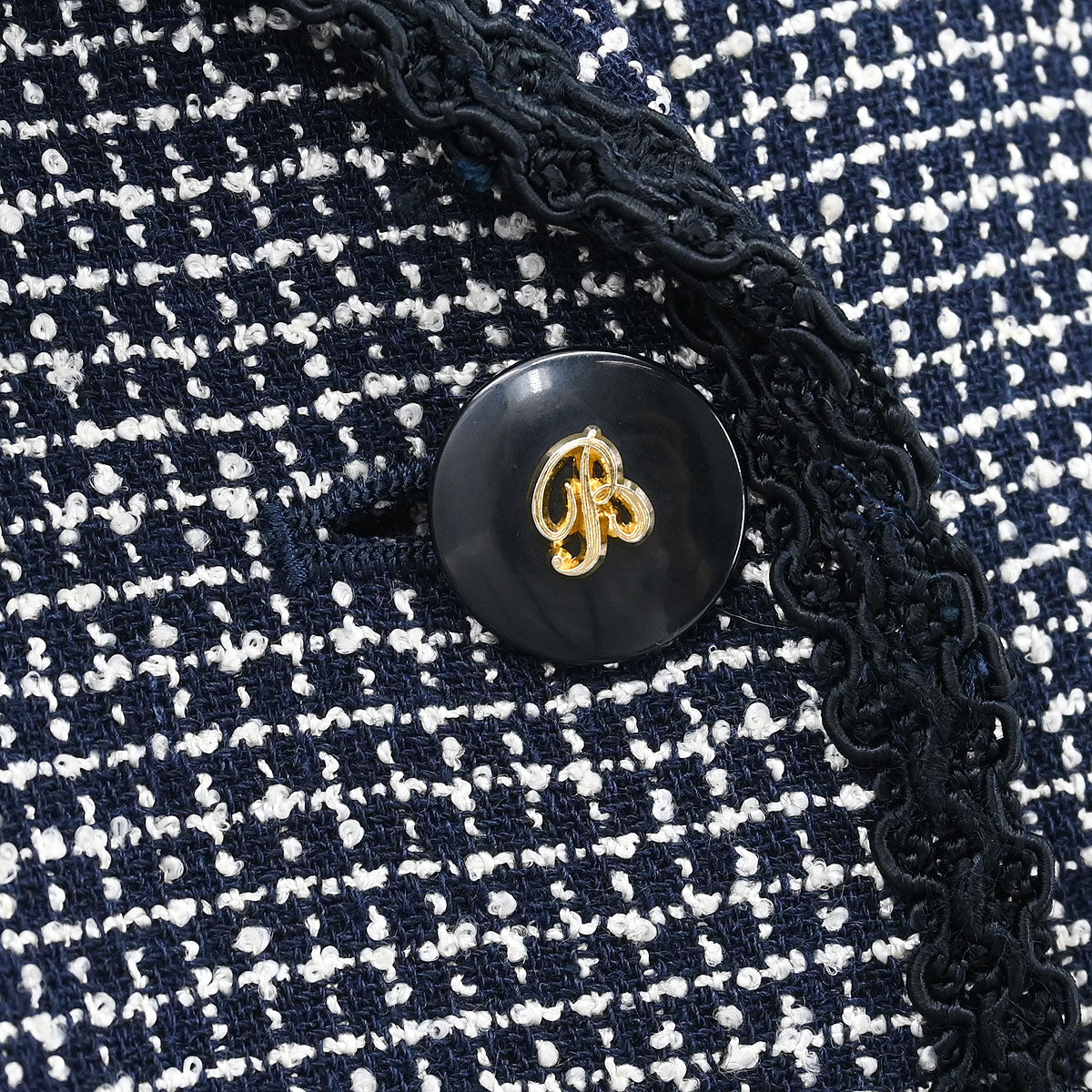 Burberrys Setup Suit Jacket Skirt Navy #40 #38 - Image 5
