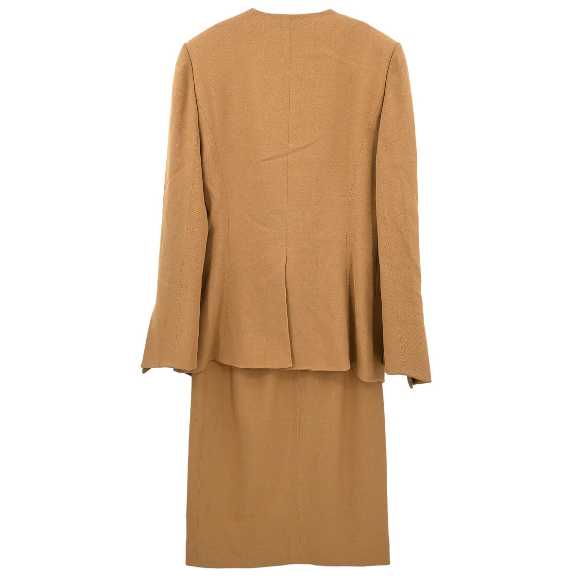 Celine Setup Suit Jacket Skirt Brown #36 - Image 2