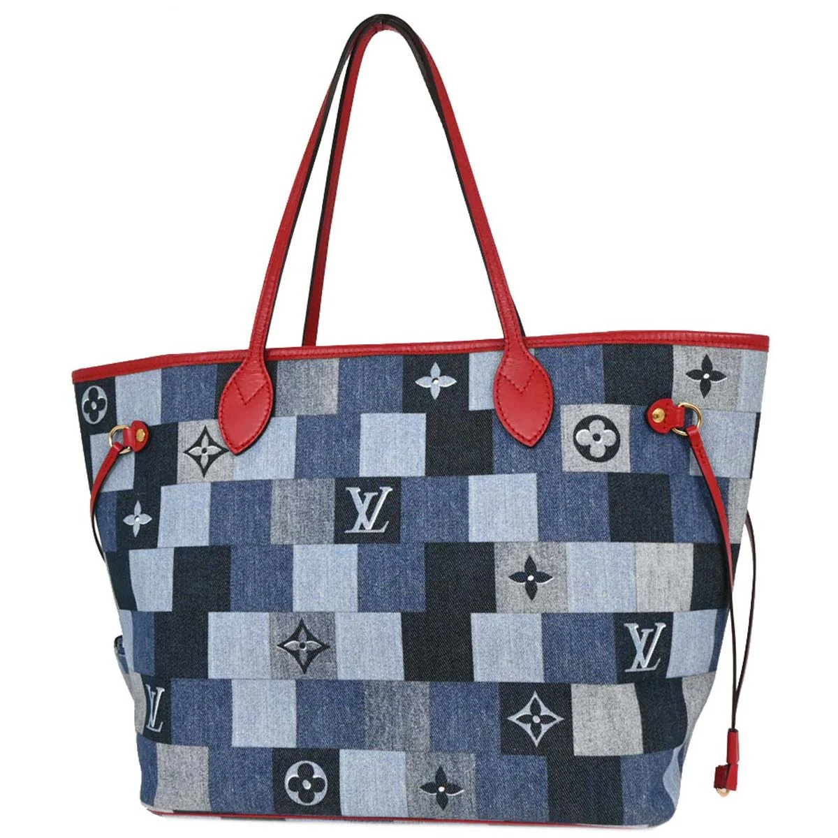 Louis Vuitton Monogram Denim Neverfull MM Shoulder Tote Bag M44981 - Image 2