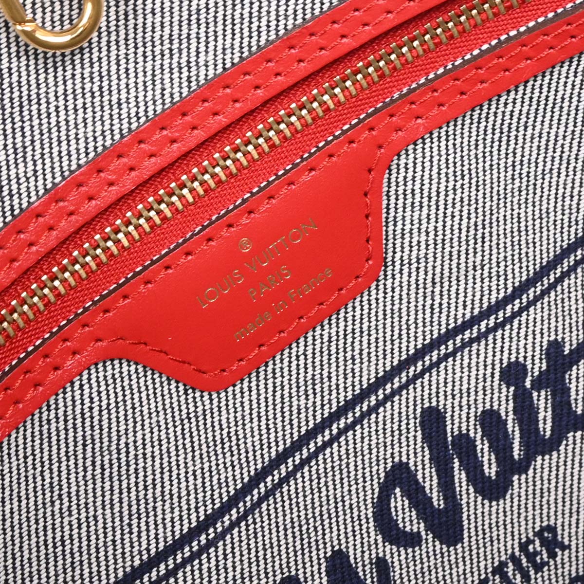 Louis Vuitton Monogram Denim Neverfull MM Shoulder Tote Bag M44981 - Image 9