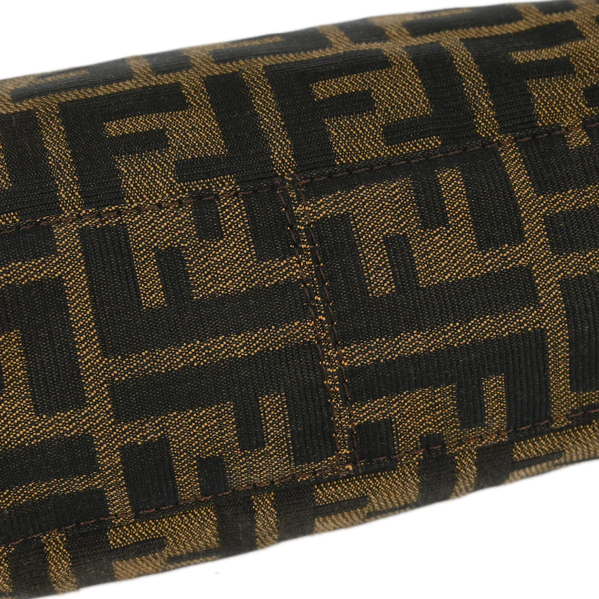 Fendi Brown Canvas Zucca Tote Handbag - Image 3