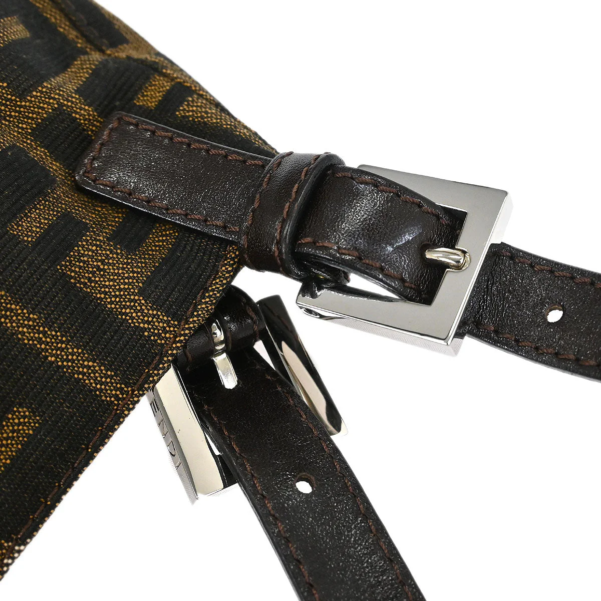 Fendi Brown Canvas Zucca Tote Handbag - Image 5