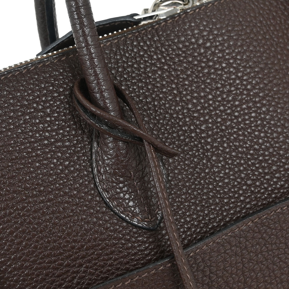 Hermes Chocolat Fjord Bolide 1923 Handbag - Image 4