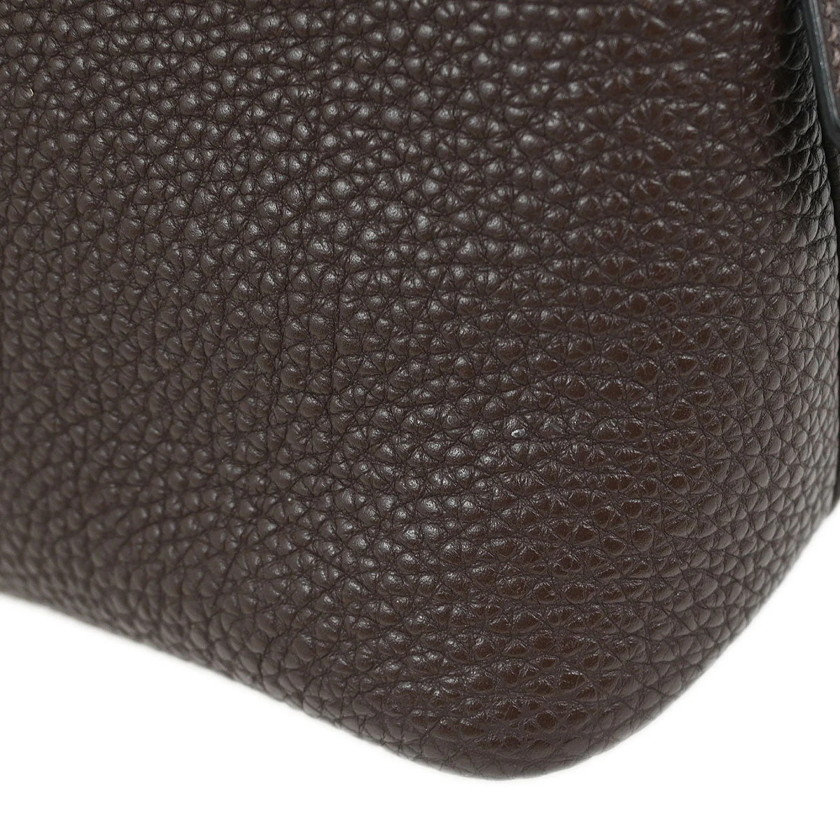 Hermes Chocolat Fjord Bolide 1923 Handbag - Image 7