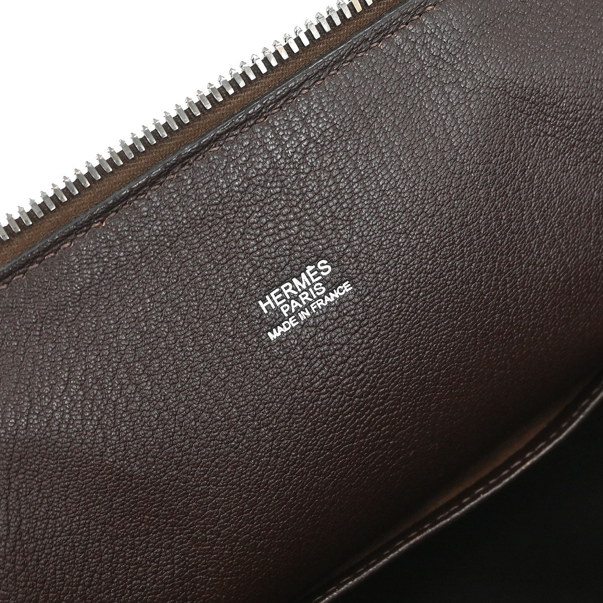 Hermes Chocolat Fjord Bolide 1923 Handbag - Image 9
