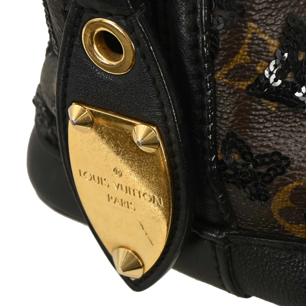 Louis Vuitton Black Monogram Eclipse Alma Handbag M40246 - Image 3