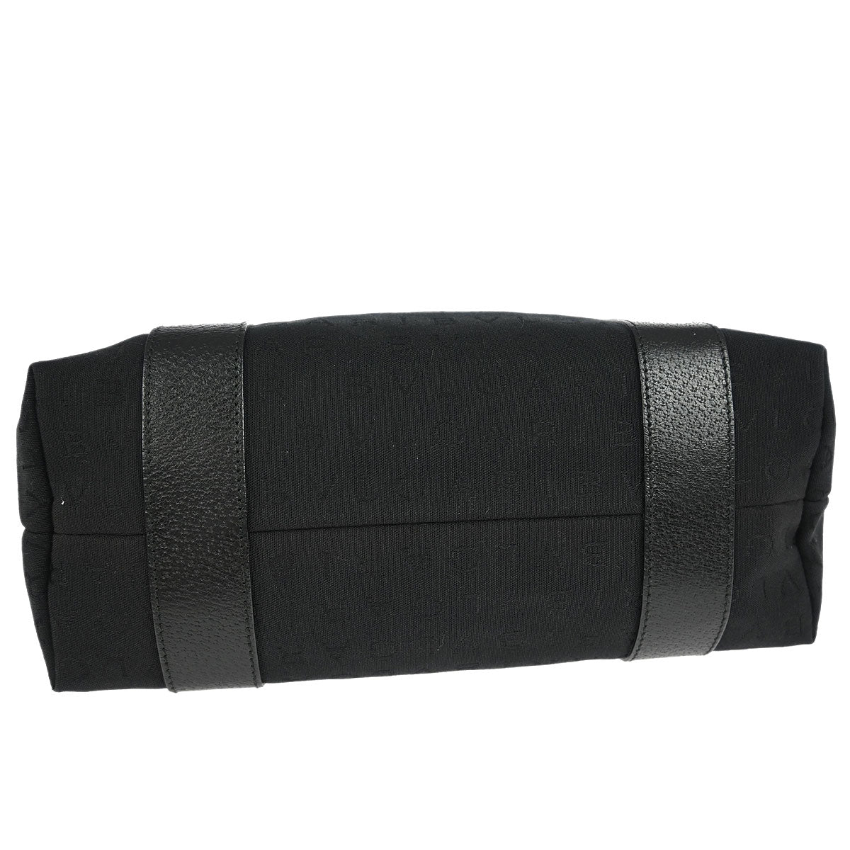 Bvlgari Black Canvas Logomania Tote Handbag - Image 3