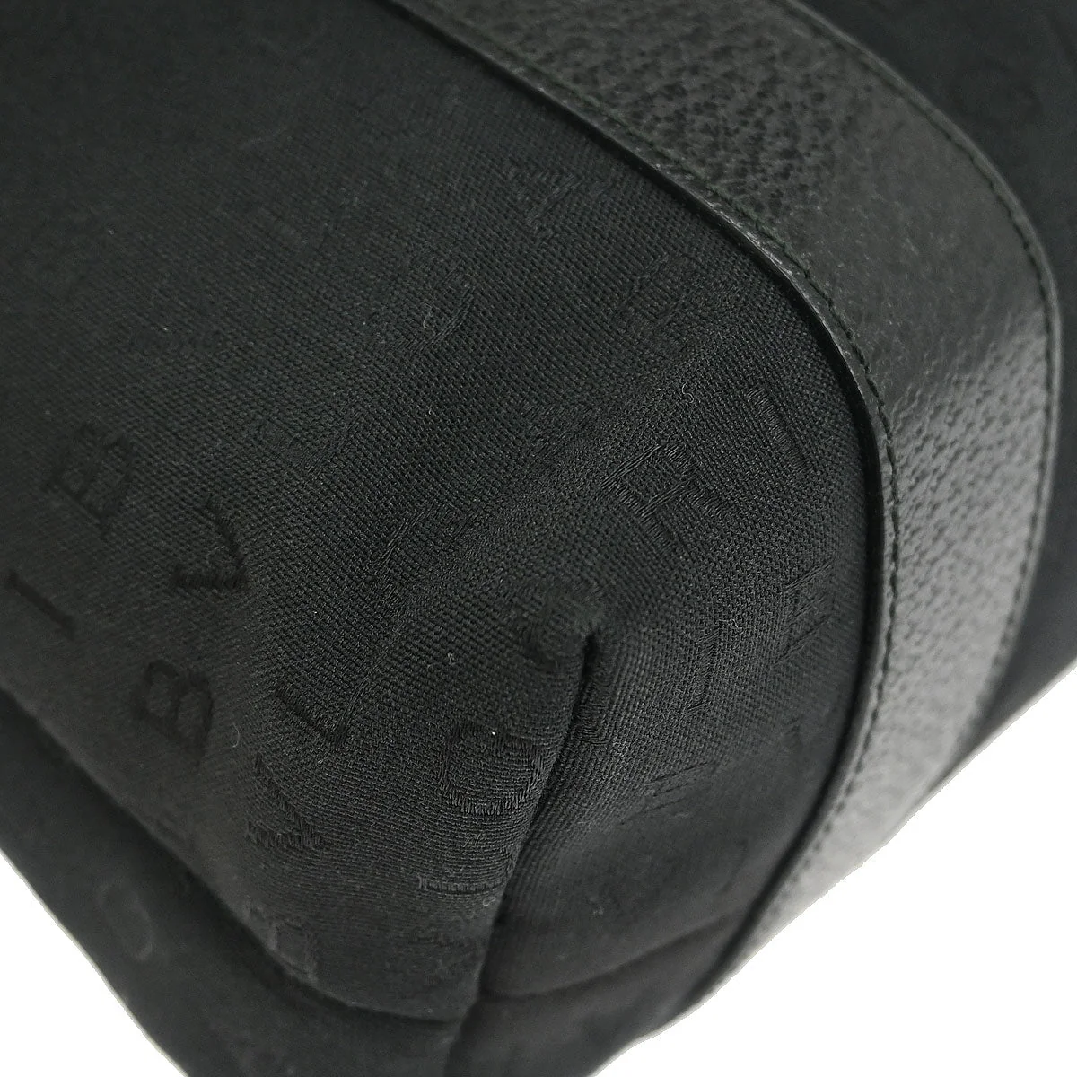 Bvlgari Black Canvas Logomania Tote Handbag - Image 4