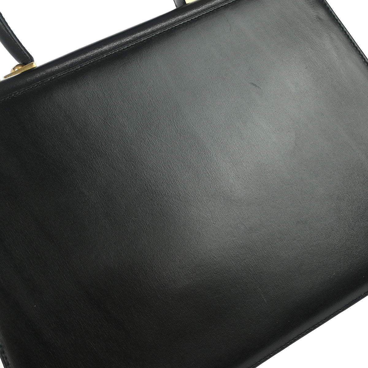 Salvatore Ferragamo Black Leather Gancini 2way Shoulder Handbag - Image 4