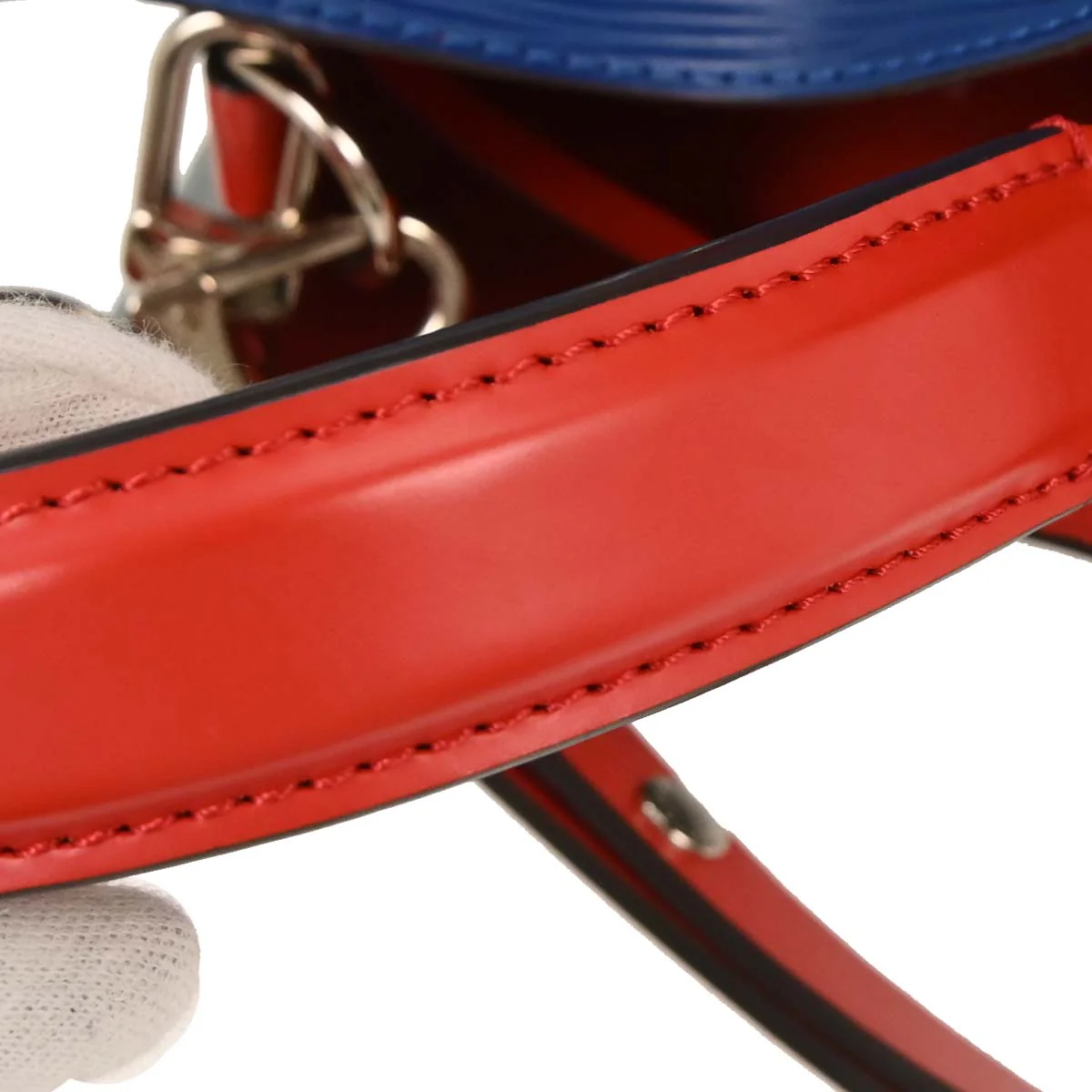 Louis Vuitton Blue Red Epi Neo Noe Bucket 2way Shoulder Handbag M55395 - Image 5
