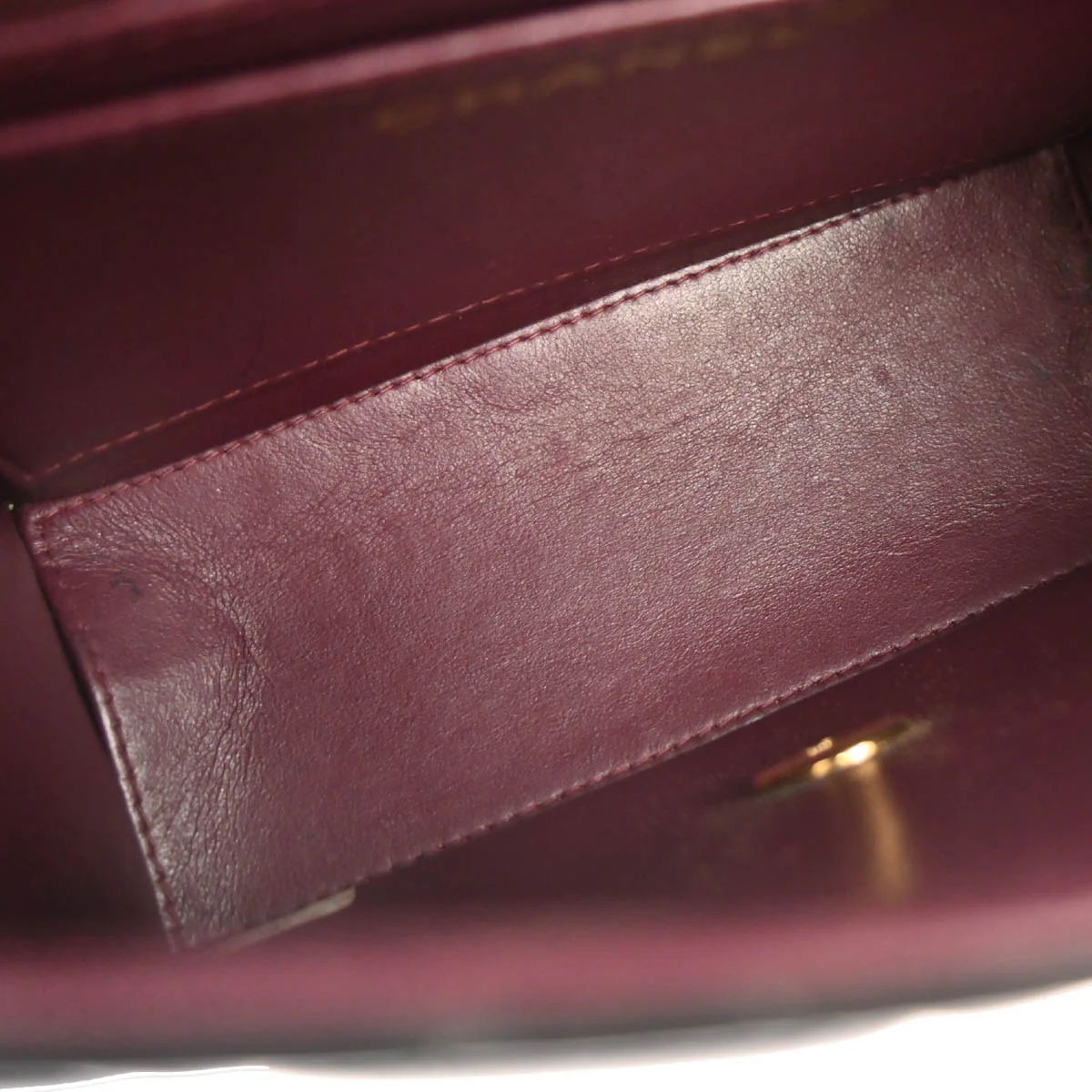 Chanel 1997-1999 Black Lambskin Handbag - Image 7