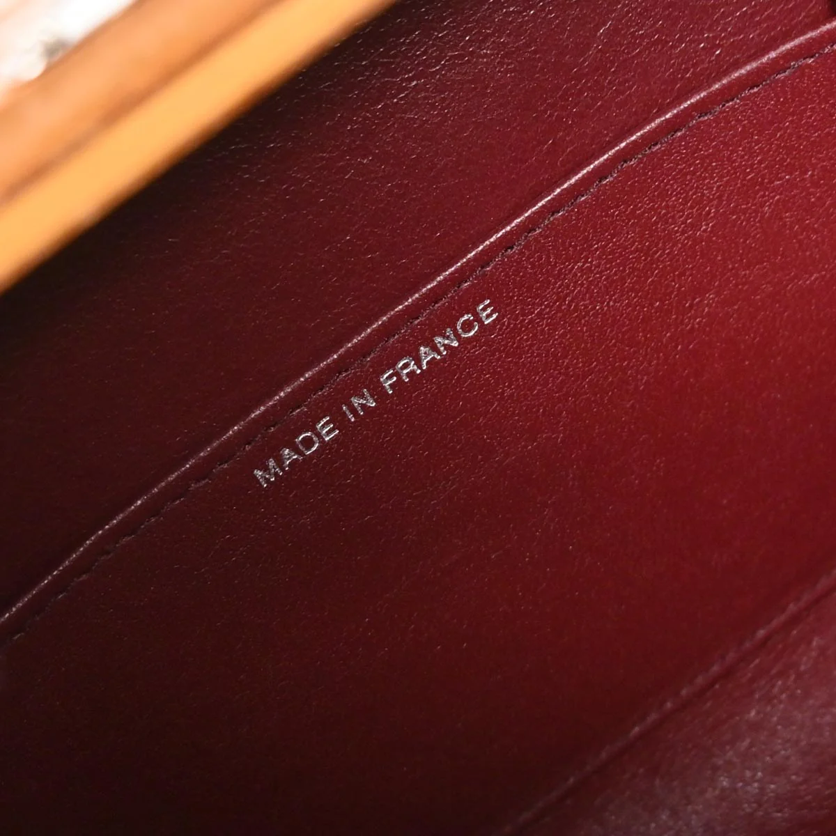 Chanel 1994-1996 Brown Black Wood Vanity Handbag Box - Image 9