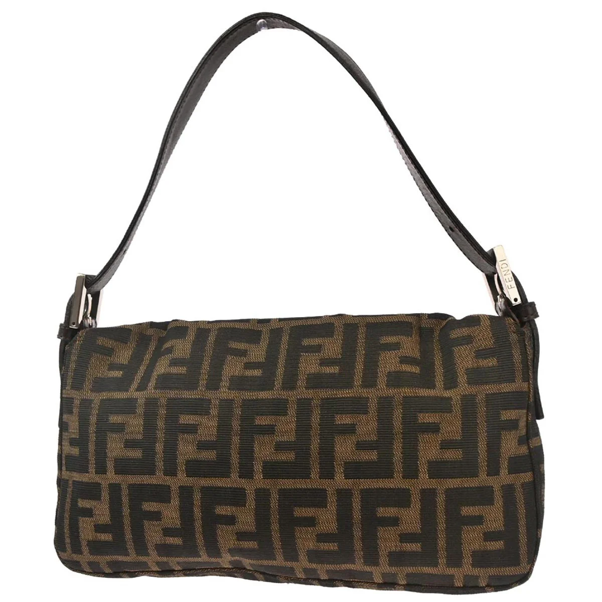 Fendi Brown Zucca Baguette Handbag - Image 2