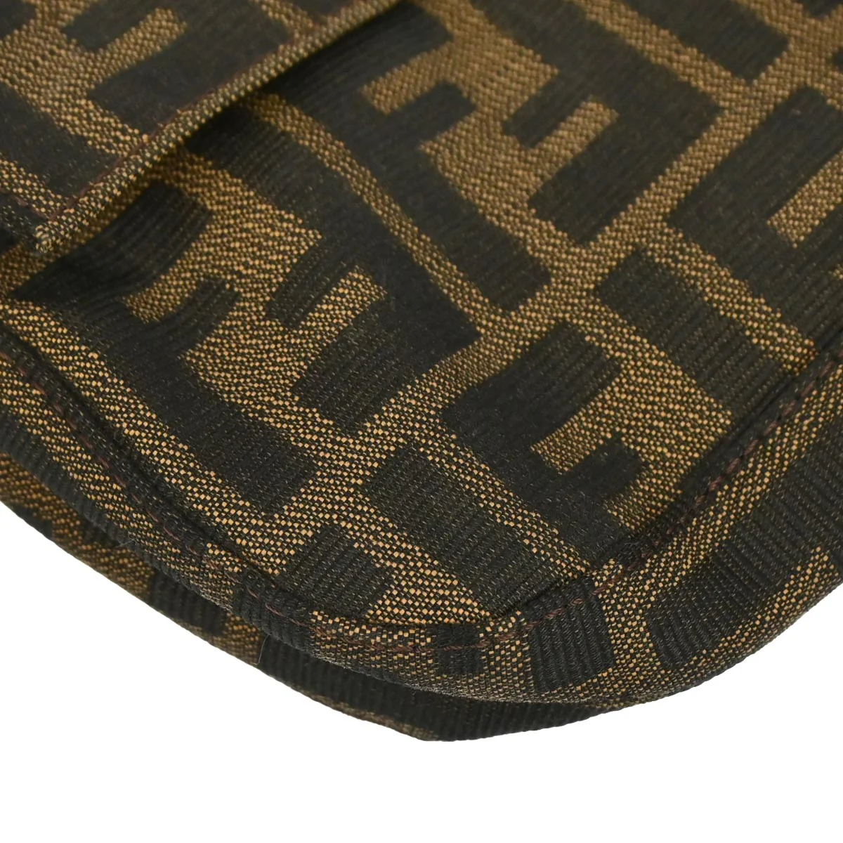 Fendi Brown Zucca Baguette Handbag - Image 5
