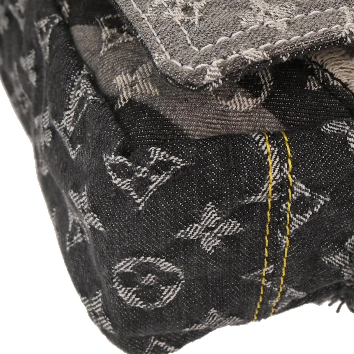 Louis Vuitton Monogram Denim Patchwork Postie 2way Handbag M95375 - Image 4