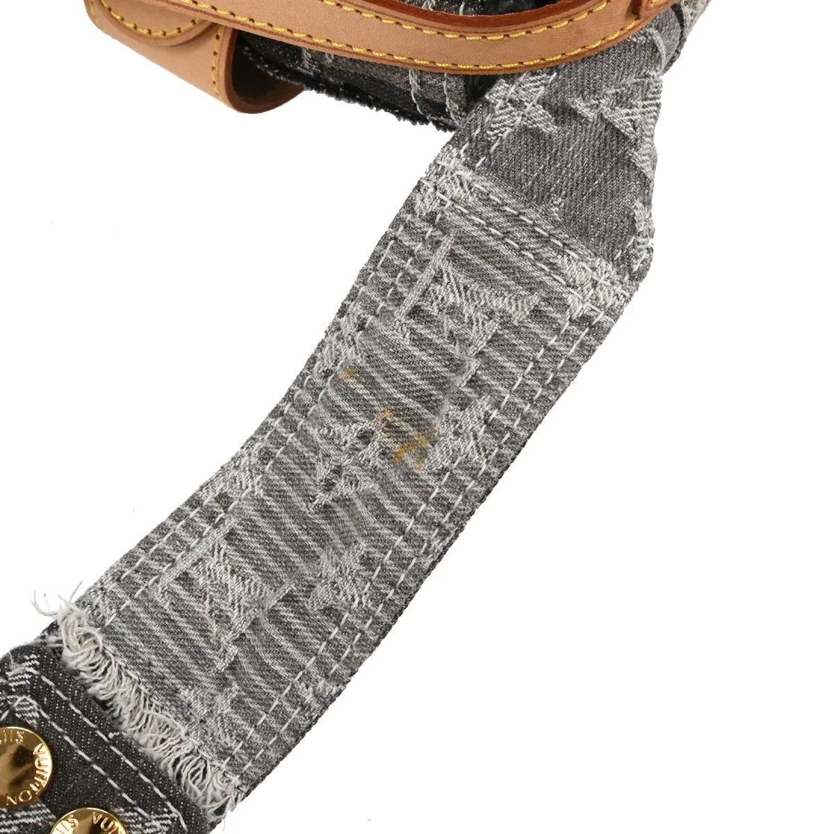 Louis Vuitton Monogram Denim Patchwork Postie 2way Handbag M95375 - Image 6