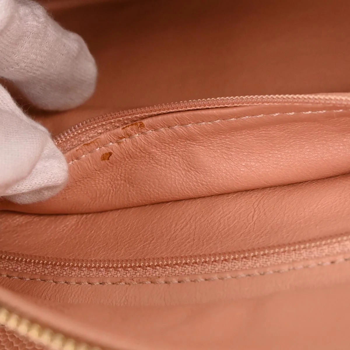 Chanel Pink Caviar Tote Chain Handbag - Image 9