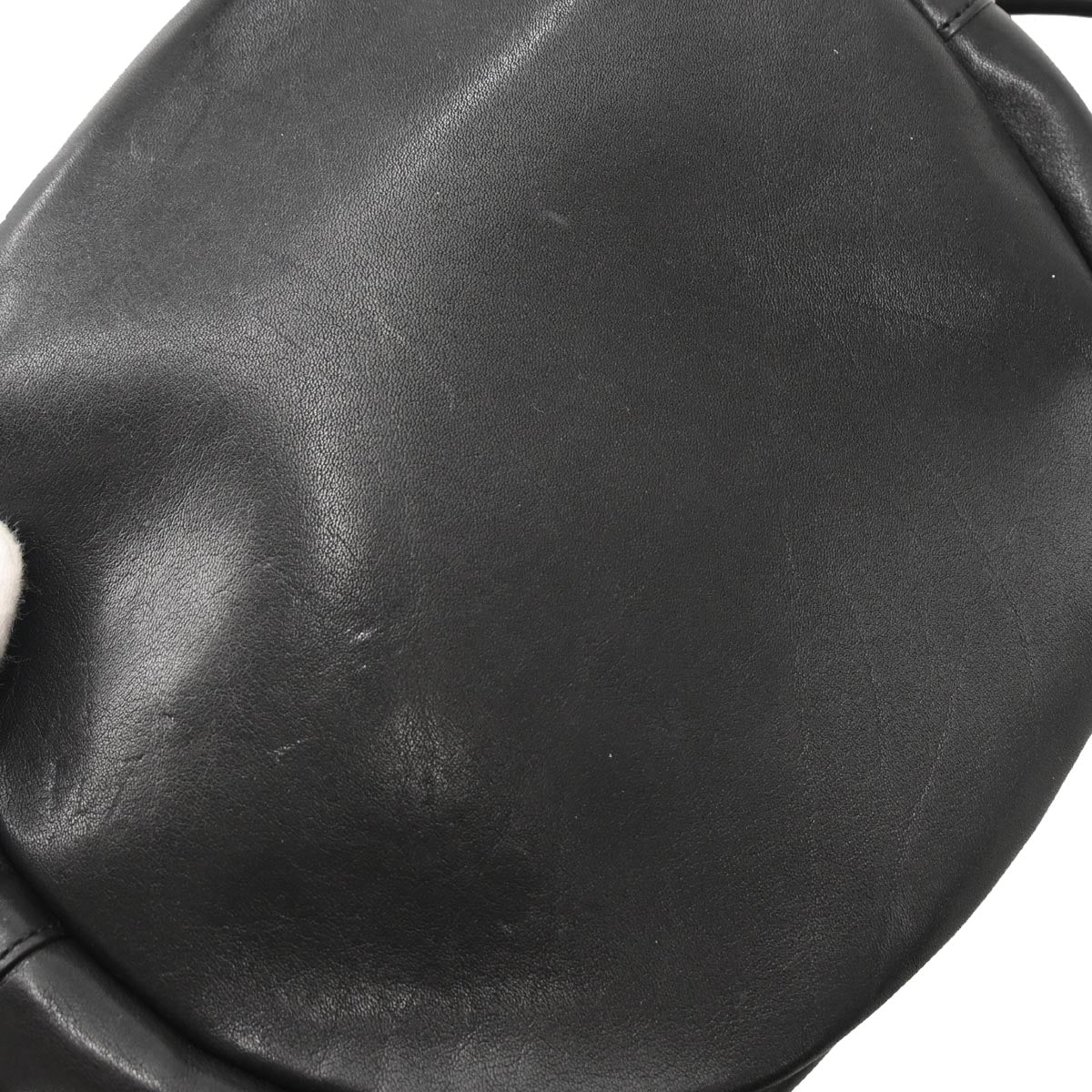 Saint Laurent Black Leather Rider Bucket Bag Shoulder Bag - Image 4