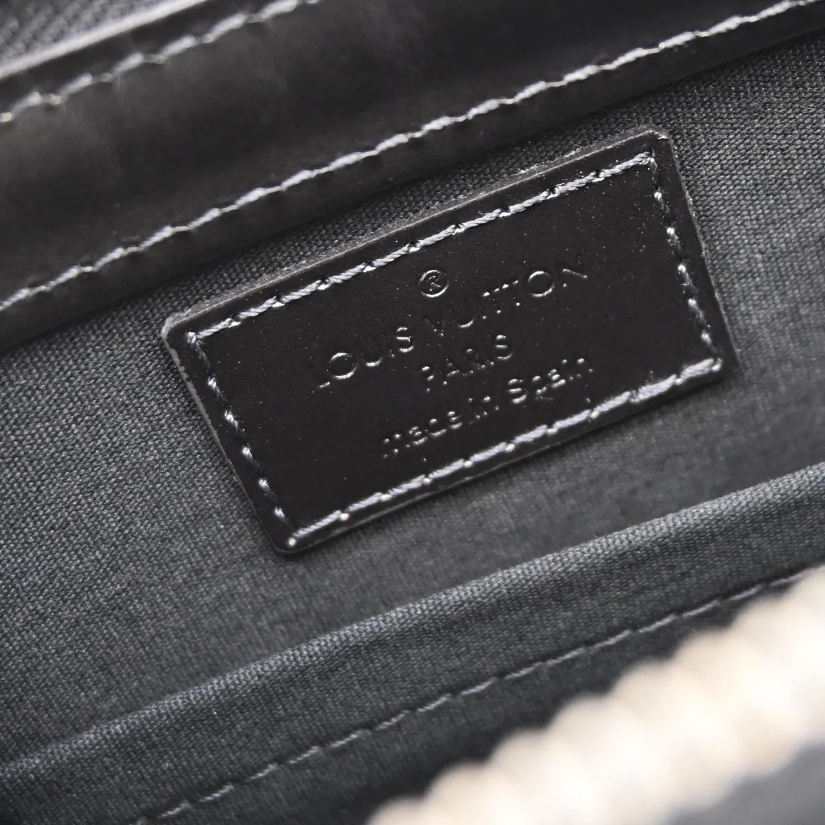 Louis Vuitton 2003 Black Monogram Mat Alston Shoulder Bag M55122 - Image 8