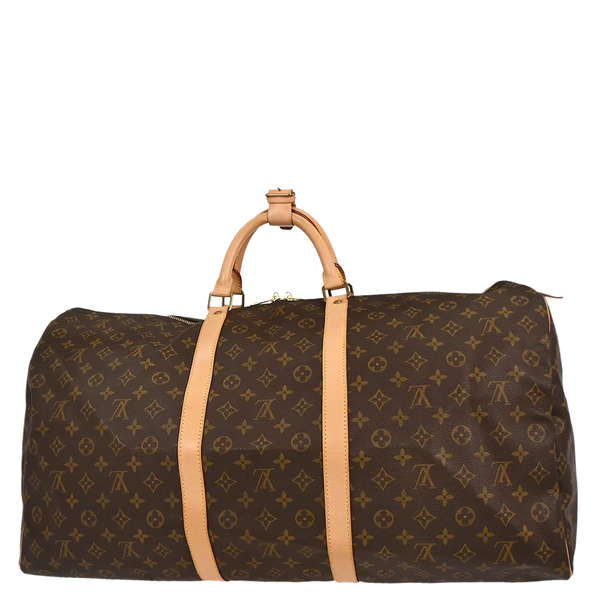 Louis Vuitton 2001 Monogram Keepall 60 Duffle Bag M41422 - Image 2