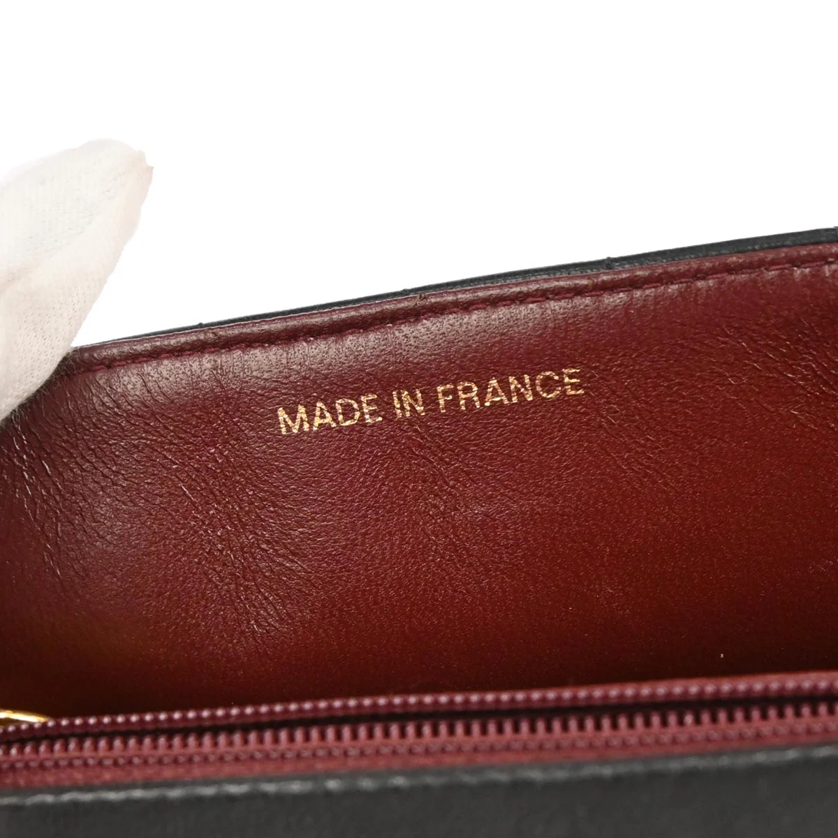 Chanel 1991-1994 Black Lambskin Mademoiselle Shoulder Bag - Image 9