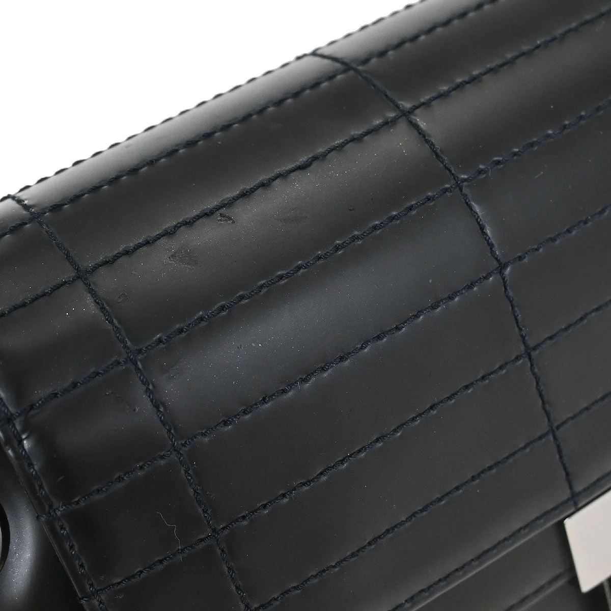 Chanel Black Calfskin Accordion Flap Bag - Image 4