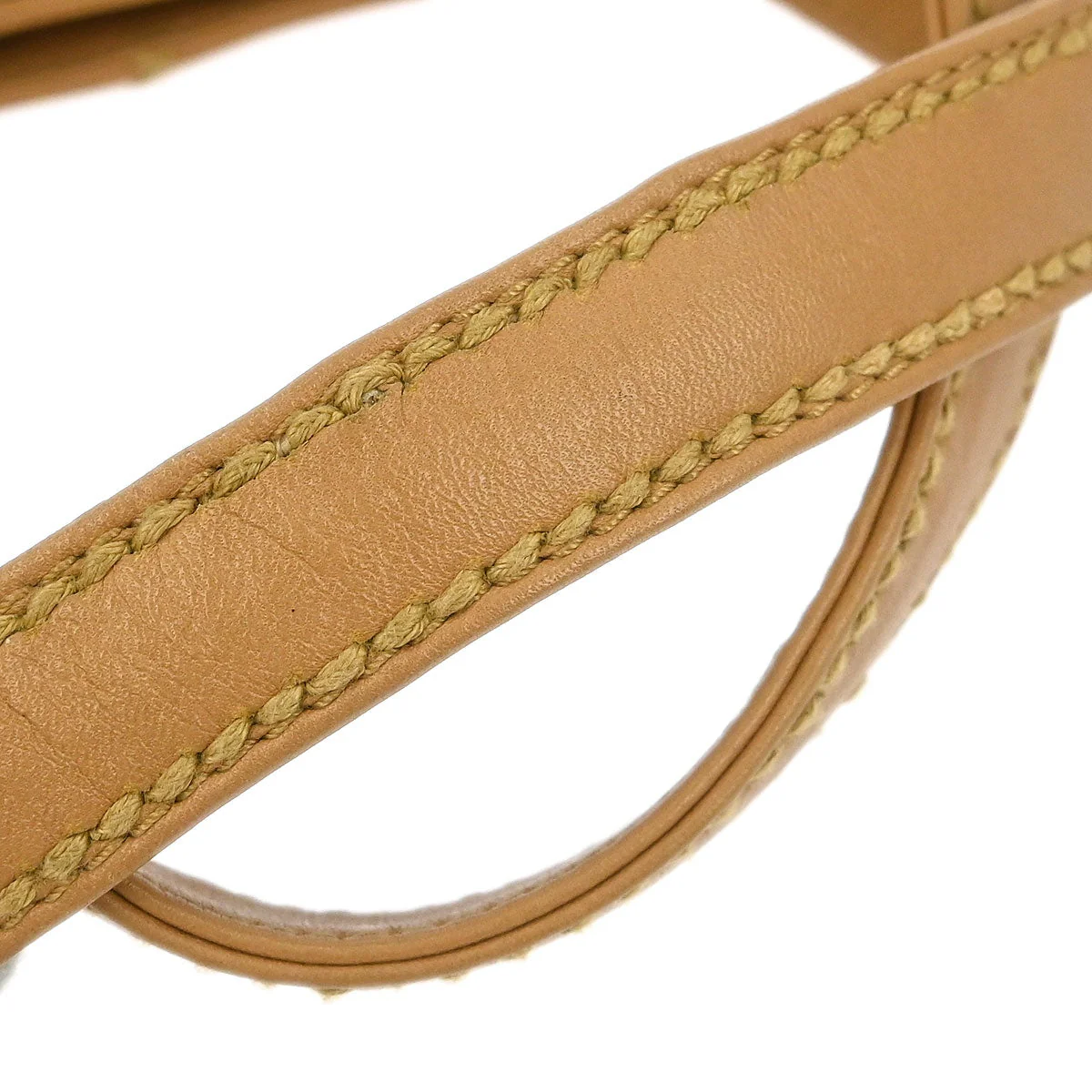 Chanel 2005-2006 Beige Calfskin Wild Stitch Tote Bag - Image 10