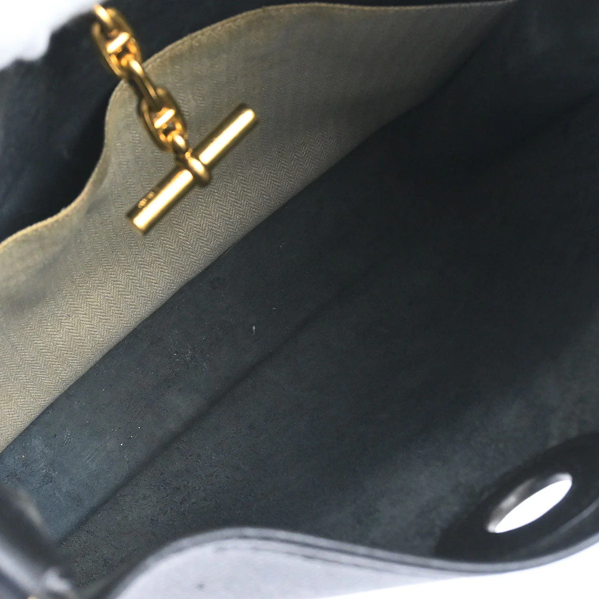 Hermes Black Epsom Vespa PM Shoulder Bag - Image 7