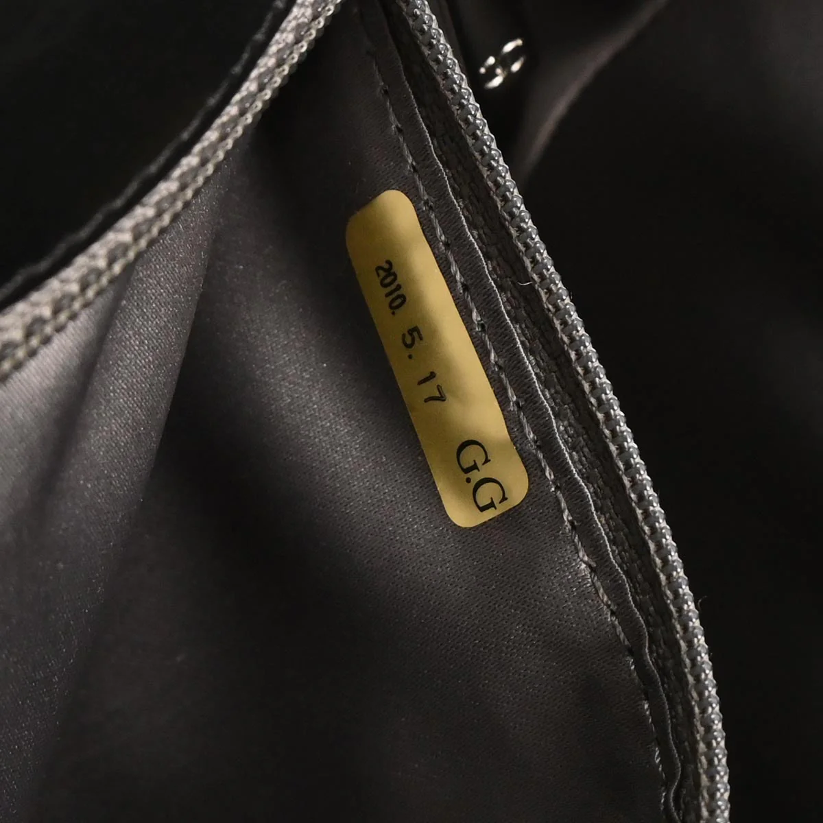 Chanel 2008-2009 Black Lambskin Handbag - Image 9