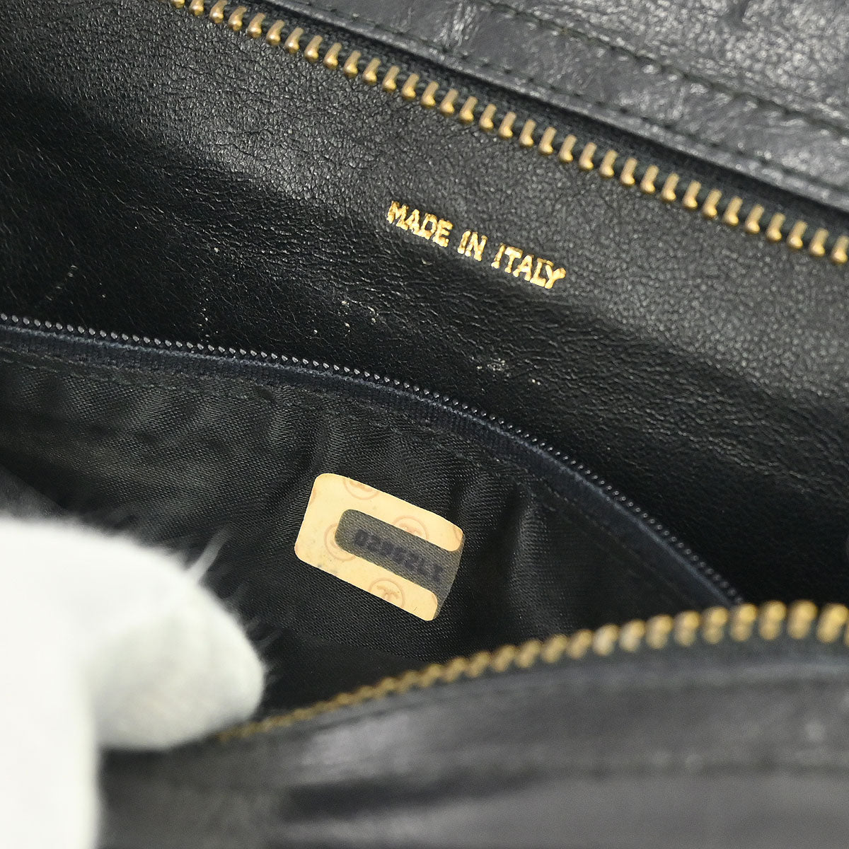 Chanel 1989-1991 Black Lambskin Shoulder Bag - Image 10